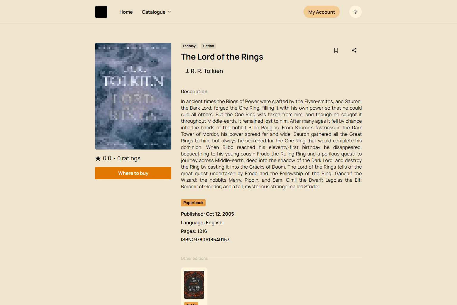 Book recommendation platform